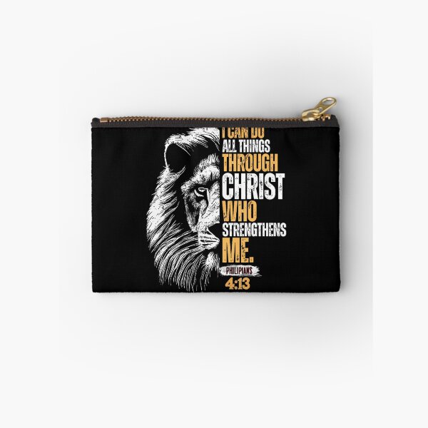 Item preview, I Can Do All Things Through Christ Lion Faith Christian designed and sold by DorisElaine.