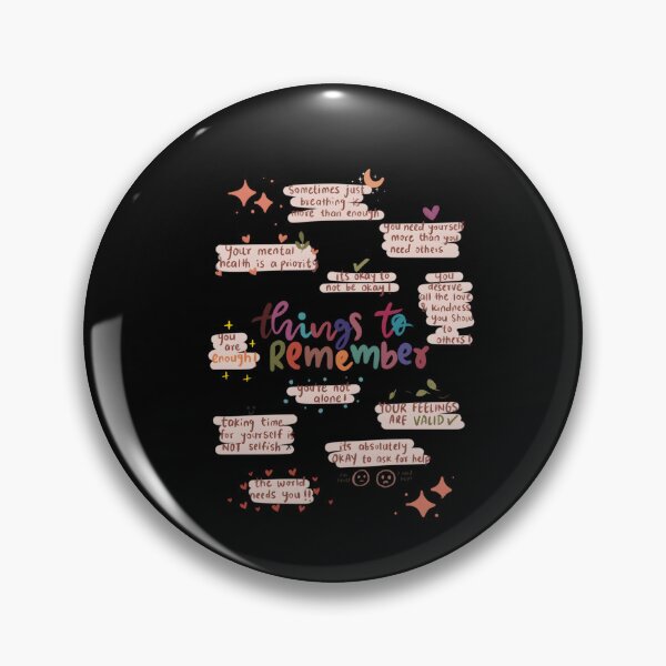Item preview, Mental Health Reminders designed and sold by AmyHammac.