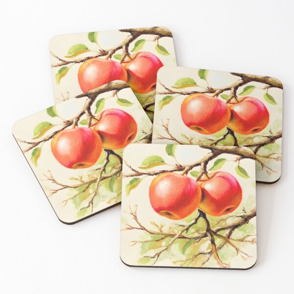 Item preview, Pencil Drawing Red Apples designed and sold by Dorlax Colours.