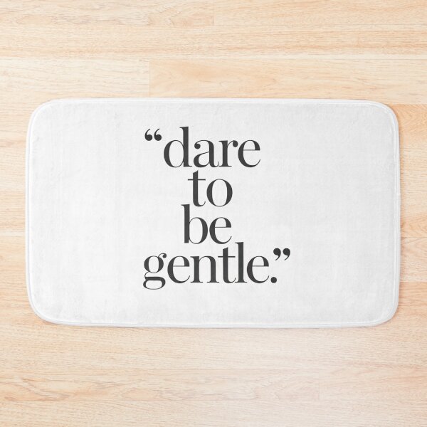 Item preview, Dare to Be Gentle – Soft Scandinavian Minimal Quote designed and sold by Irene Catchmind.