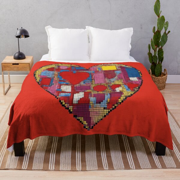 Item preview, "Pixelated Love: Vintage Modern Mosaic" designed and sold by Artisticanvas.