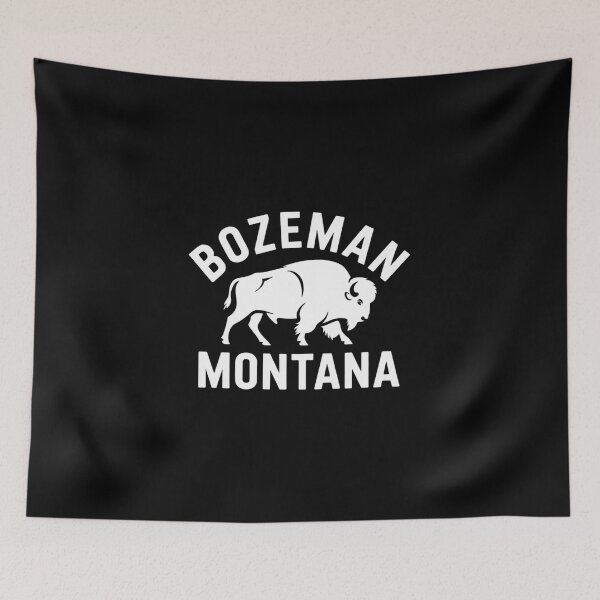 Item preview, Bozeman Montana Buffalo - Big Sky Country Bison USA designed and sold by VasilisLamArt.