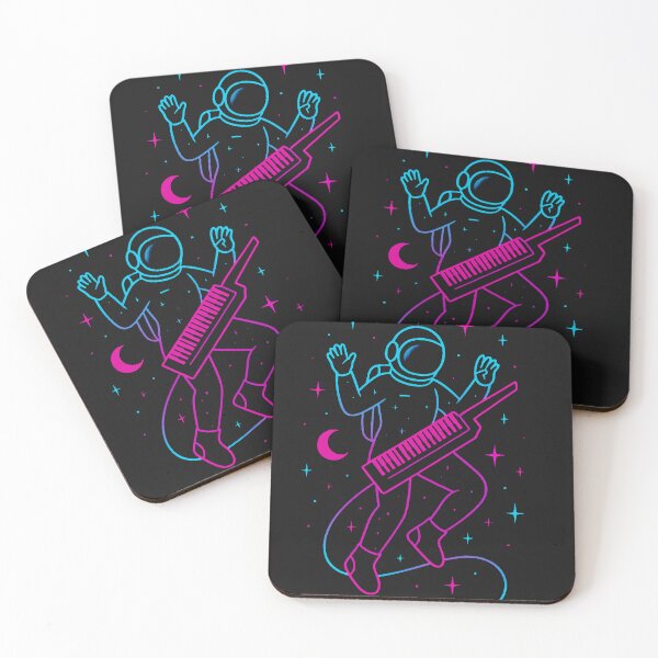 Item preview, Neon Astronaut Drift  Synthwave Space Explorer designed and sold by Vibepop.store.