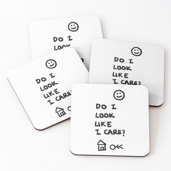 Item preview, Do I Look Like I Care? designed and sold by nightowlcave.