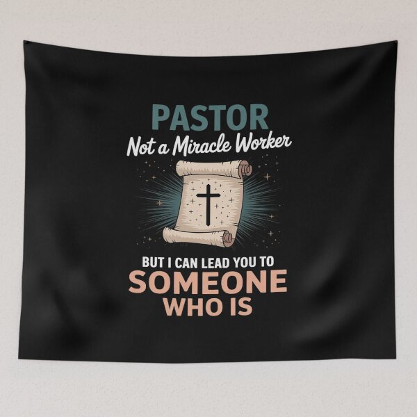 Item preview, Pastor NOT A Miracle Worker - Religious Faith Clergy designed and sold by JaskconLIfe23.