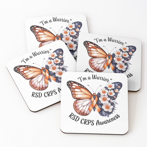Item preview, Butterfly I’m A Warrior RSD CRPS Awareness designed and sold by TrinaEspinoza.