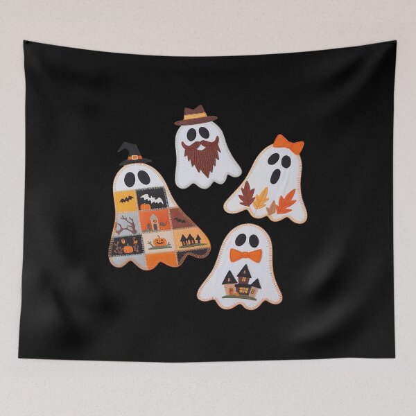 Item preview, Patchwork Ghost Halloween Quilt Ghost designed and sold by JaskconLIfe23.