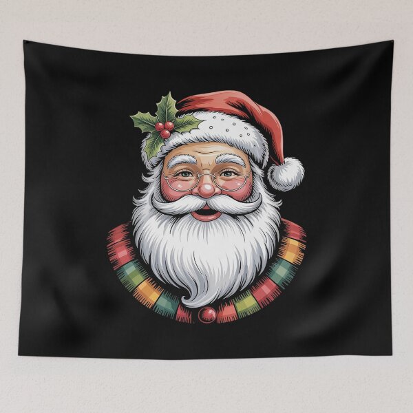 Item preview, Patchwork Santa Claus Face Christmas designed and sold by JaskconLIfe23.
