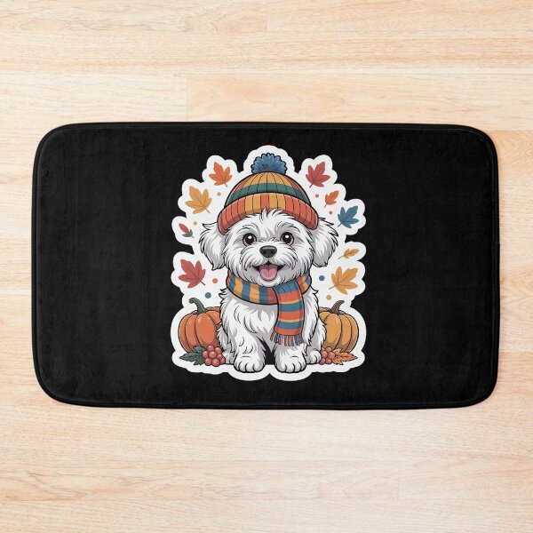 Item preview, Autumn Fall Coton de Tulear Dog Owner Lover Pumpkin designed and sold by MinaReinger.