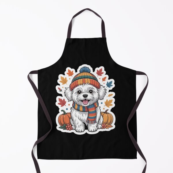 Item preview, Autumn Fall Coton de Tulear Dog Owner Lover Pumpkin designed and sold by MinaReinger.
