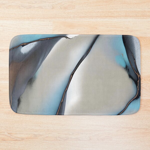 Item preview, Fluid Turquoise Marble Abstract designed and sold by KiwiArtistDK.