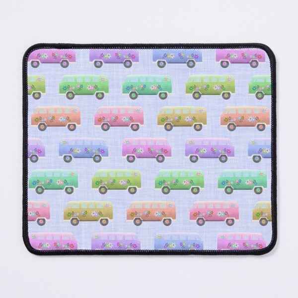 Item preview, Vintage Retro Classic Toy Flower Power Campervan Motorhome Camping Novelty Design for Nurseries Kids Man Cave designed and sold by piptompatternco.