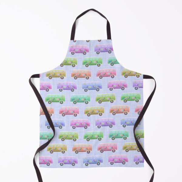 Item preview, Vintage Retro Classic Toy Flower Power Campervan Motorhome Camping Novelty Design for Nurseries Kids Man Cave designed and sold by piptompatternco.