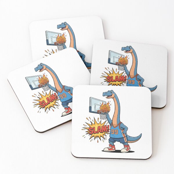 Item preview, Slam Dunk Dinosaur – Basketball Brachiosaurus designed and sold by DinoPrints-shop.