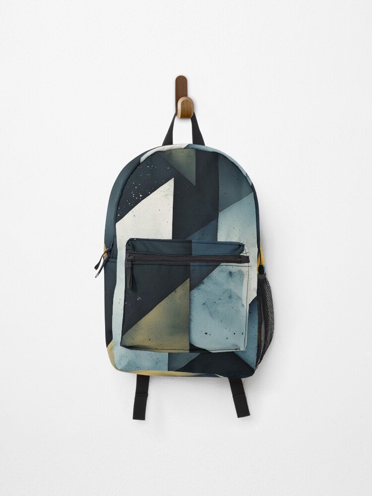 Thumbnail 1 of 3, Backpack, geometric pattern  designed and sold by aliraweb.