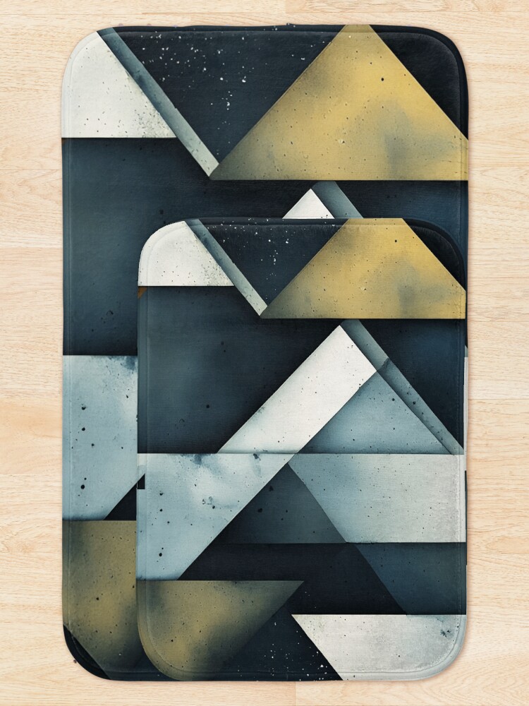 Thumbnail 5 of 6, Bath Mat, geometric pattern designed and sold by aliraweb.