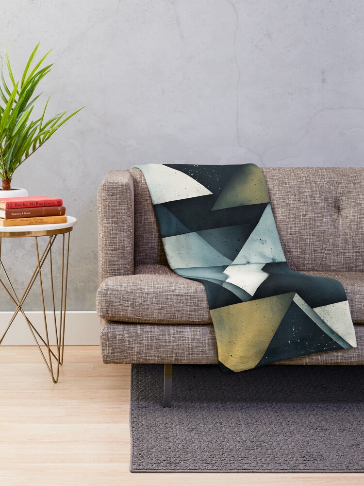 Thumbnail 2 of 6, Throw Blanket, geometric pattern designed and sold by aliraweb.
