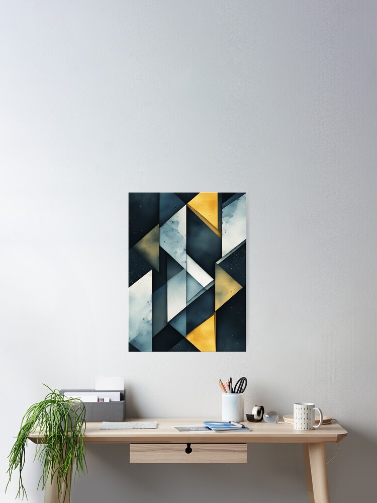 Thumbnail 2 of 3, Poster, geometric pattern designed and sold by aliraweb.