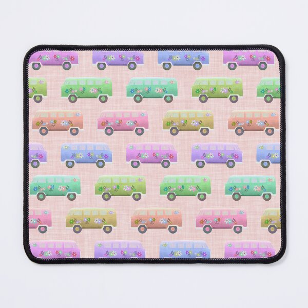 Item preview, Vintage Retro Classic Toy Flower Power Campervan Motorhome Camping Novelty Design for Nurseries Kids Man Cave designed and sold by piptompatternco.