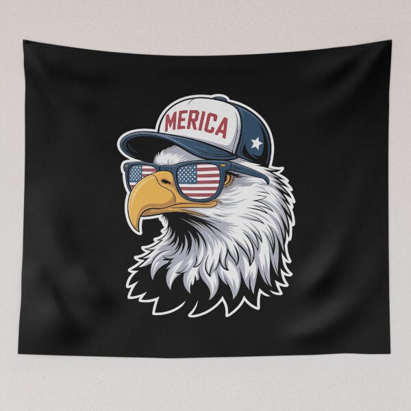 Item preview, American Bald Eagle Merica Cap 4th Of July USA Sunglasses Women Kids Men  designed and sold by HaileyRobel.
