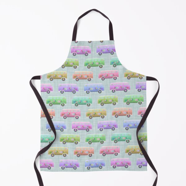 Item preview, Vintage Retro Classic Toy Flower Power Campervan Motorhome Camping Novelty Design for Nurseries Kids Man Cave designed and sold by piptompatternco.