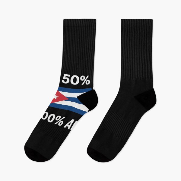Item preview, 50% Cuba 50% USA Cuban American Flag Pride Heritage designed and sold by DrewLeuschke.