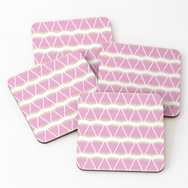 Item preview, Watermelon Slice Stripe with Linen Texture Background - Whimsical Summer Pattern designed and sold by piptompatternco.