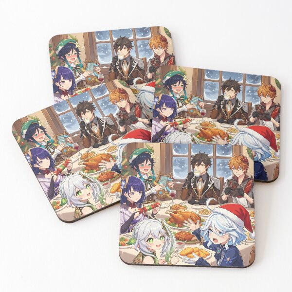 Item preview, The Archon Christmas Holiday Feast - Genshin Impact designed and sold by DeviantMerch.