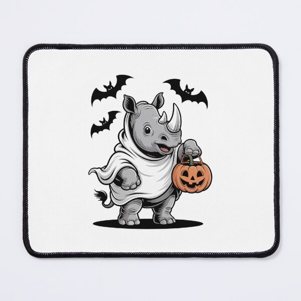 Item preview, Funny Rhino Ghost Halloween Costume Rhinoceros Jackolantern designed and sold by RayArmstrong.