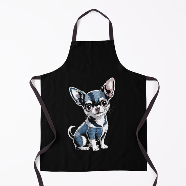 Item preview, Funny Chihuahua Dog Blue Denim Patchwork Graphic Animal designed and sold by HaileyRobel.