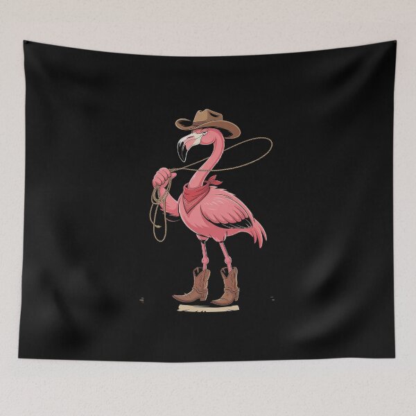 Item preview, Flamingo Cowgirl For Women And Girls designed and sold by VasilisLamArt.