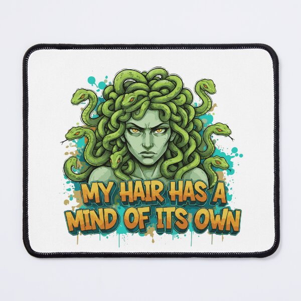 Item preview, My Hair Has A Mind Of Its Own Medusa designed and sold by Red Arts.