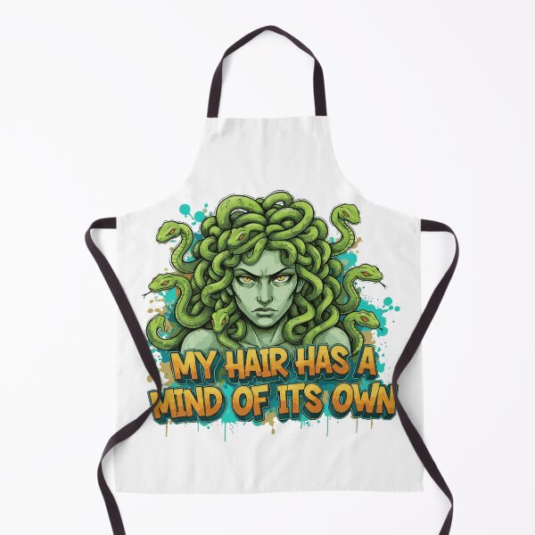 Item preview, My Hair Has A Mind Of Its Own Medusa designed and sold by Red Arts.