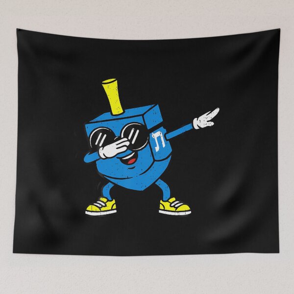 Item preview, Dabbing Dreidel Happy Hanukkah Dancing Chanukah Jew Jewish designed and sold by KristinCleo.