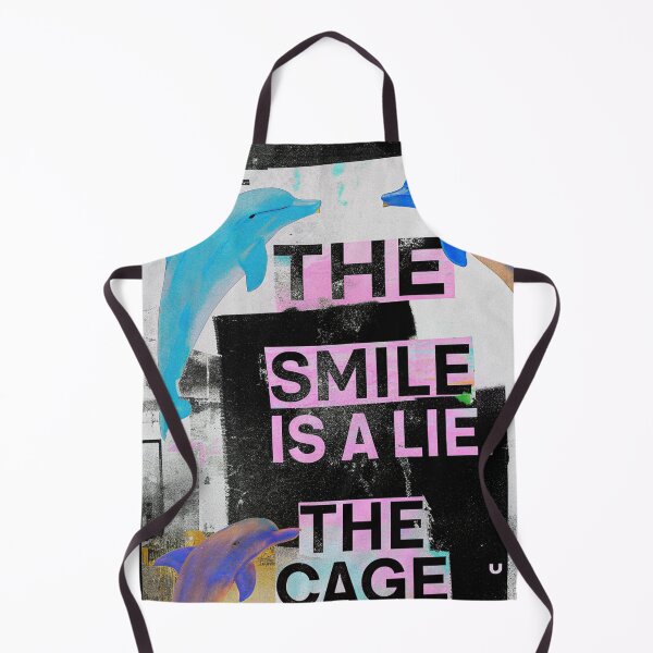 Item preview, The Cage is the Truth: Contrasting Urban Graffiti Dolphins designed and sold by Raw-Ink.