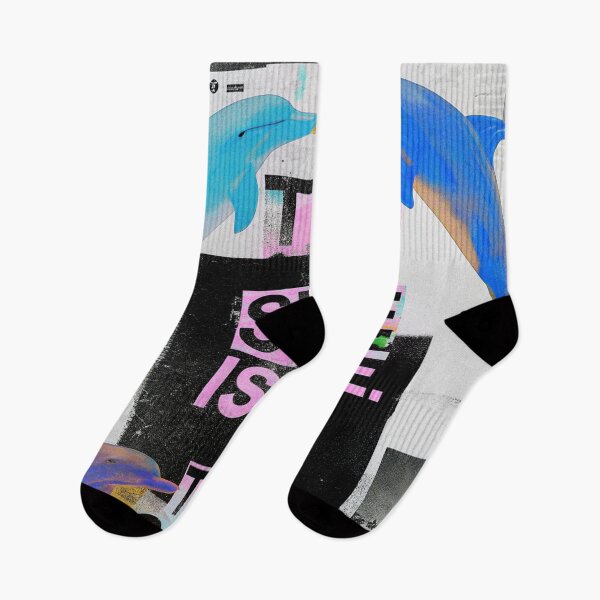 Item preview, The Cage is the Truth: Contrasting Urban Graffiti Dolphins designed and sold by Raw-Ink.