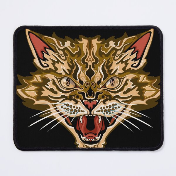 Item preview, Wildcat Snarl - original digital artwork designed and sold by NonDecafArt.
