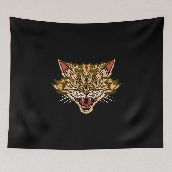 Item preview, Wildcat Snarl - original digital artwork designed and sold by NonDecafArt.