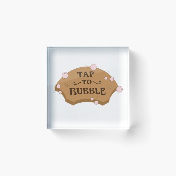 Item preview, Tap To Bubble Button | Wicked, Glinda designed and sold by Sierra Hendershot.