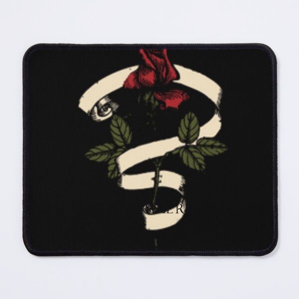 Item preview, S Ruler Red Rose Monogram Initial Letter S designed and sold by BriarRoseSupply.