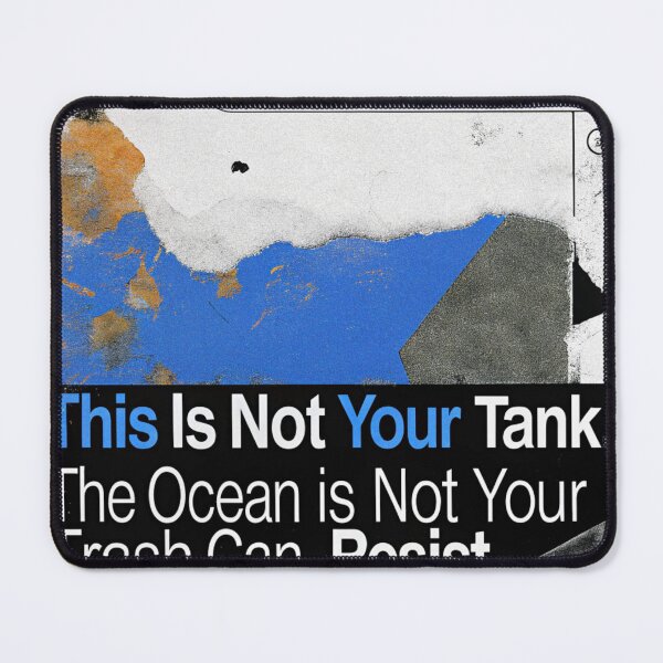 Item preview, Resist: Stylized Shark in Polluted Waters designed and sold by Raw-Ink.