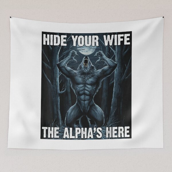 Item preview, Werewolf Ripping Meme Alpha Wolf Werewolf Literally Me Source For Men Women Kids Funny  designed and sold by MasonPotter.
