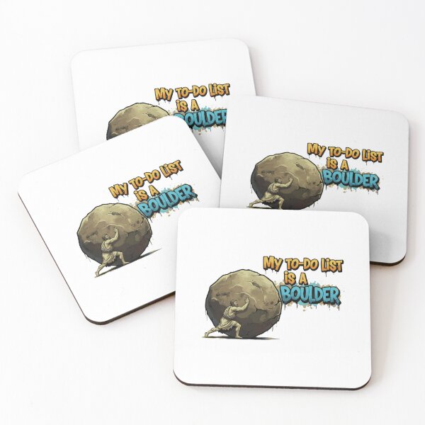 Item preview, My To-Do List Is A Boulder Sisyphus designed and sold by Red Arts.
