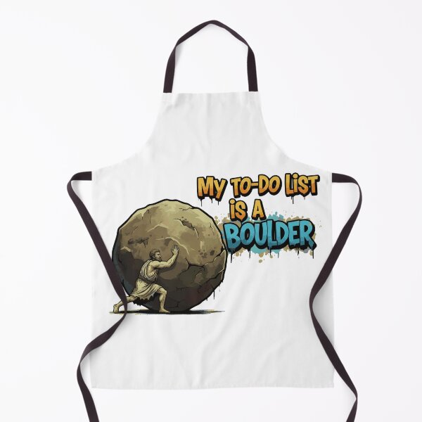 Item preview, My To-Do List Is A Boulder Sisyphus designed and sold by Red Arts.