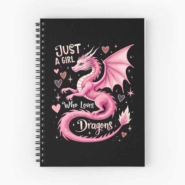 Item preview, Just A Girl Who Loves Dragons Pink Dragon Design designed and sold by DeborahCarolyn.