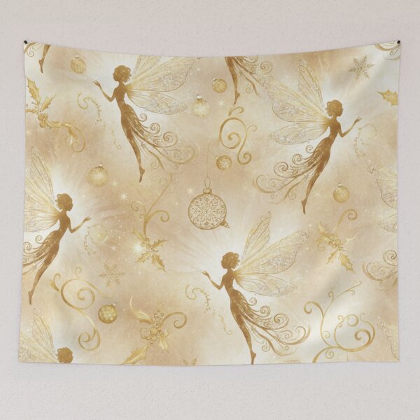 Item preview, Golden Yuletide Fairy Glow designed and sold by Dream Bloom Gallery.