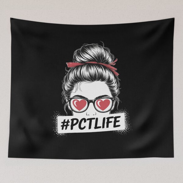 Item preview, PCT Life Messy Bun Patient Care Technician Medical Assistant designed and sold by TechnicalSara.