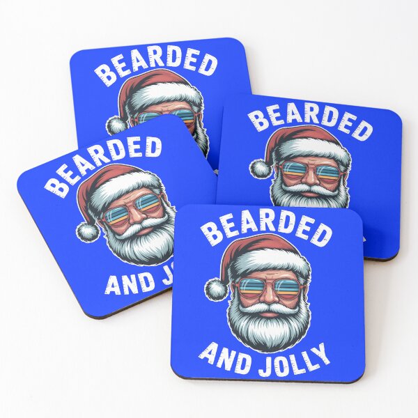 Item preview, Retro Bearded Santa Funny Christmas Design designed and sold by ThreadAlchemys.