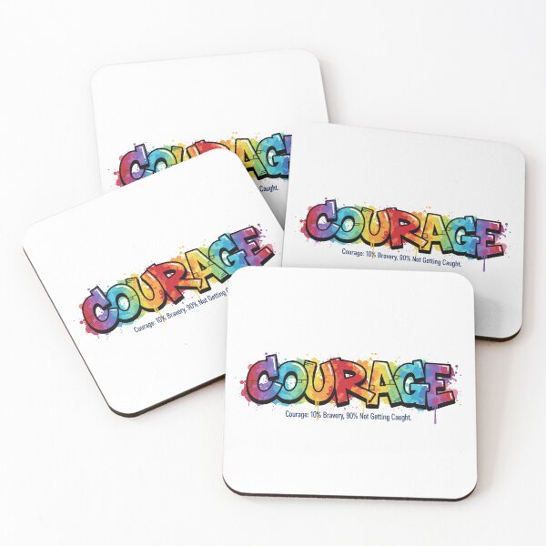 Item preview, 10% Bravery Courage designed and sold by Red Arts.