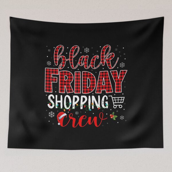 Item preview, Funny Friday Shopping Crew Christmas Black Shopping Family designed and sold by DeannaAntoin.